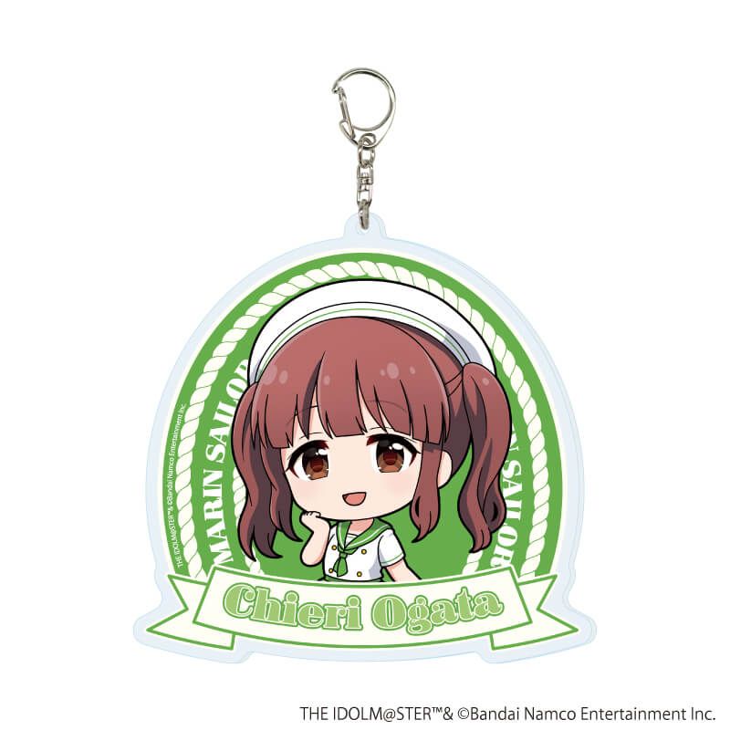 デカアクリルキーホルダー「アイドルマスター シンデレラガールズ」25/緒方智絵里 マリンセーラーver.(ミニキャライラスト)