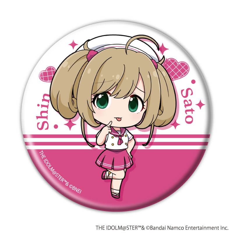 缶バッジ「アイドルマスター シンデレラガールズ」25/マリンセーラーver. トレーディング(6種)(ミニキャライラスト)