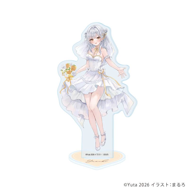 アクリルスタンド「お前ら早く結婚しろよっ！そう言われてる女子が３人いるんですけど？」01/竹内柚璃(描き下ろしイラスト)