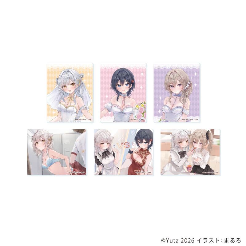 アクリルカード「お前ら早く結婚しろよっ！そう言われてる女子が３人いるんですけど？」01/コンプリートセット(全6種)(公式&amp;描き下ろしイラスト)