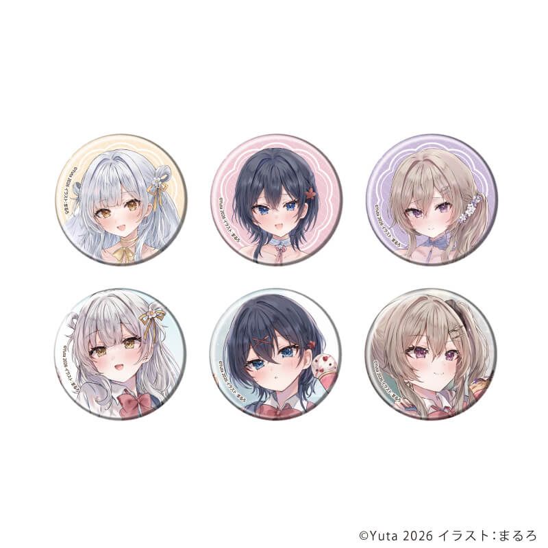 缶バッジ「お前ら早く結婚しろよっ！そう言われてる女子が３人いるんですけど？」01/コンプリートセット(全6種)(公式&amp;描き下ろしイラスト)