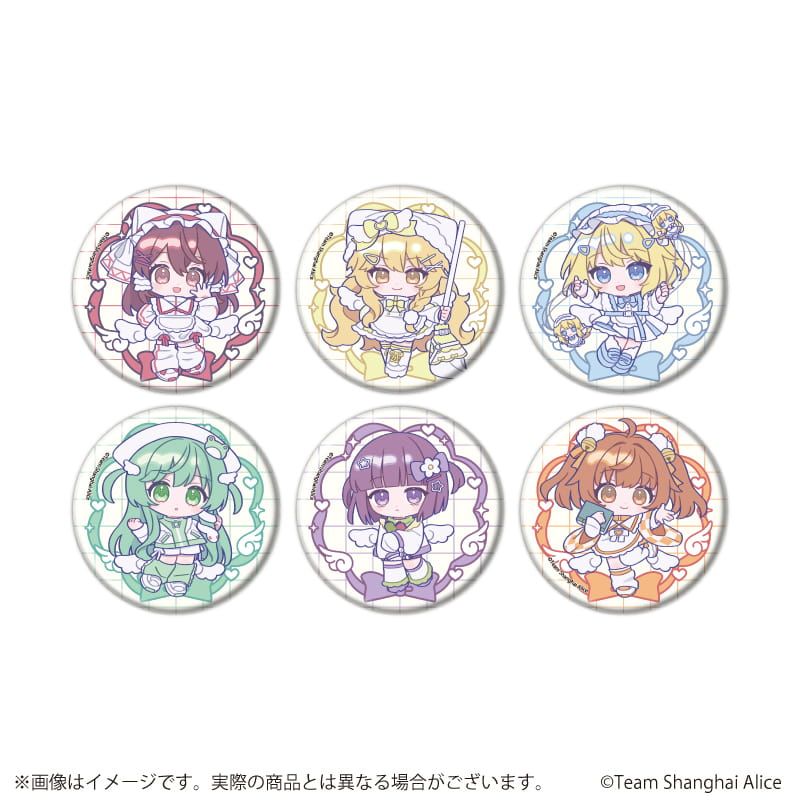 缶バッジ「東方Project」10/天使界隈ver. ブラインド(6種)(ミニキャライラスト)