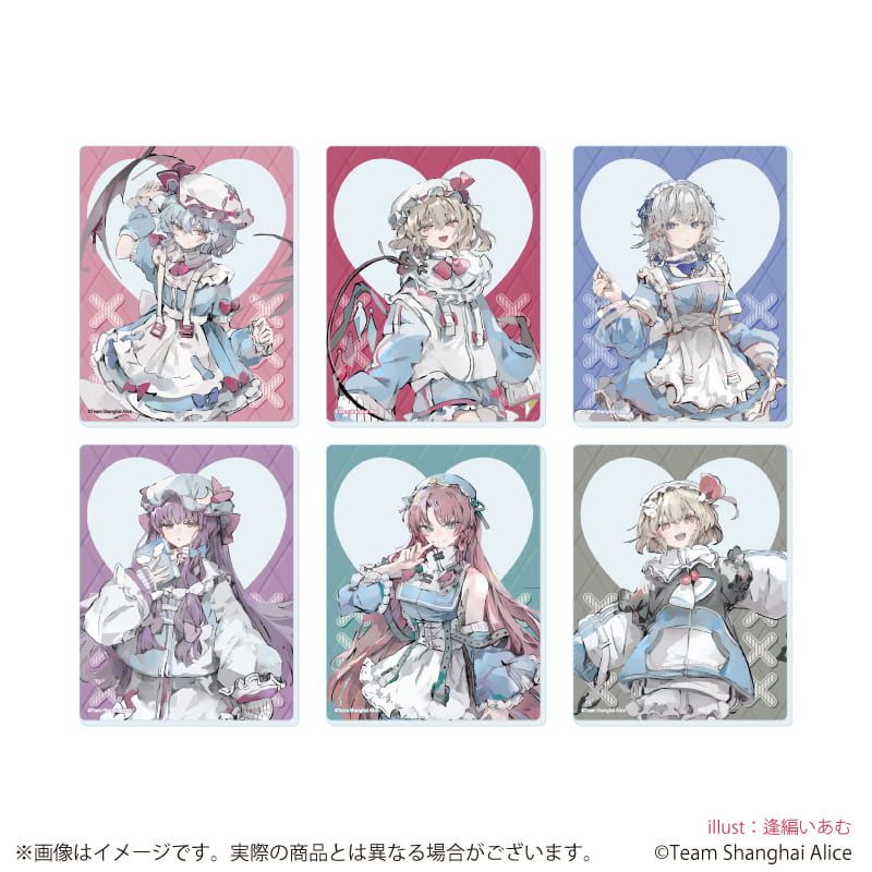 アクリルカード「東方Project」06/天使界隈ver. コンプリートセット(全6種)(描き起こしイラスト)