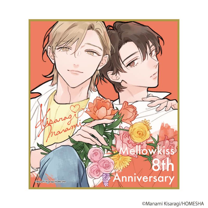 ミニ色紙「.Bloom＆メロキス展 2026」30/如月マナミ(描き下ろしイラスト)
