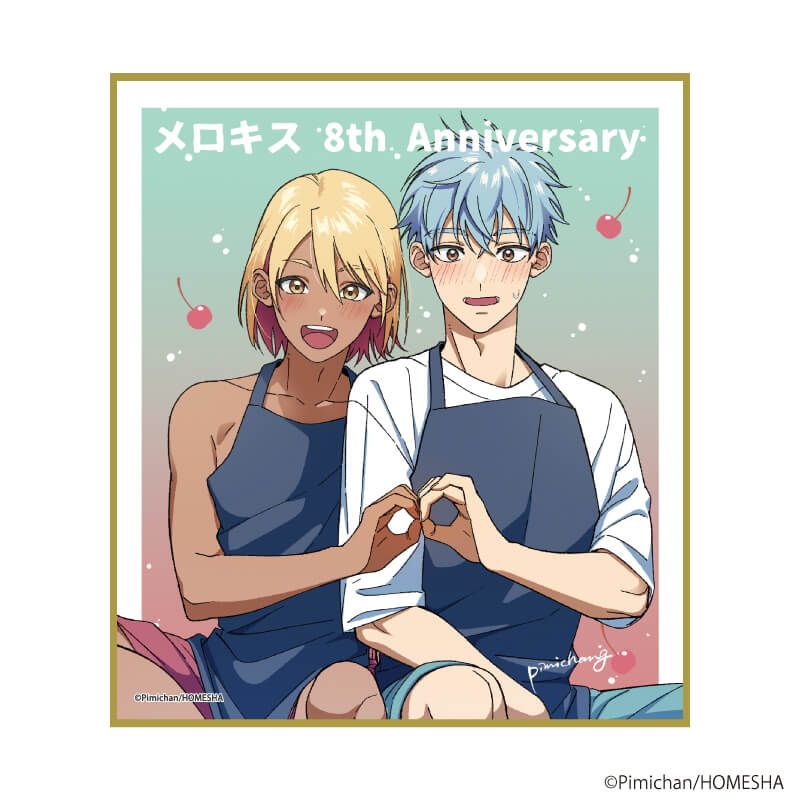 ミニ色紙「.Bloom＆メロキス展 2026」26/ぴみちゃん(描き下ろしイラスト)