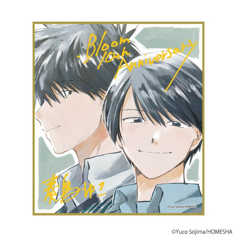 ミニ色紙「.Bloom＆メロキス展 2026」21/奏島ゆこ(描き下ろしイラスト)