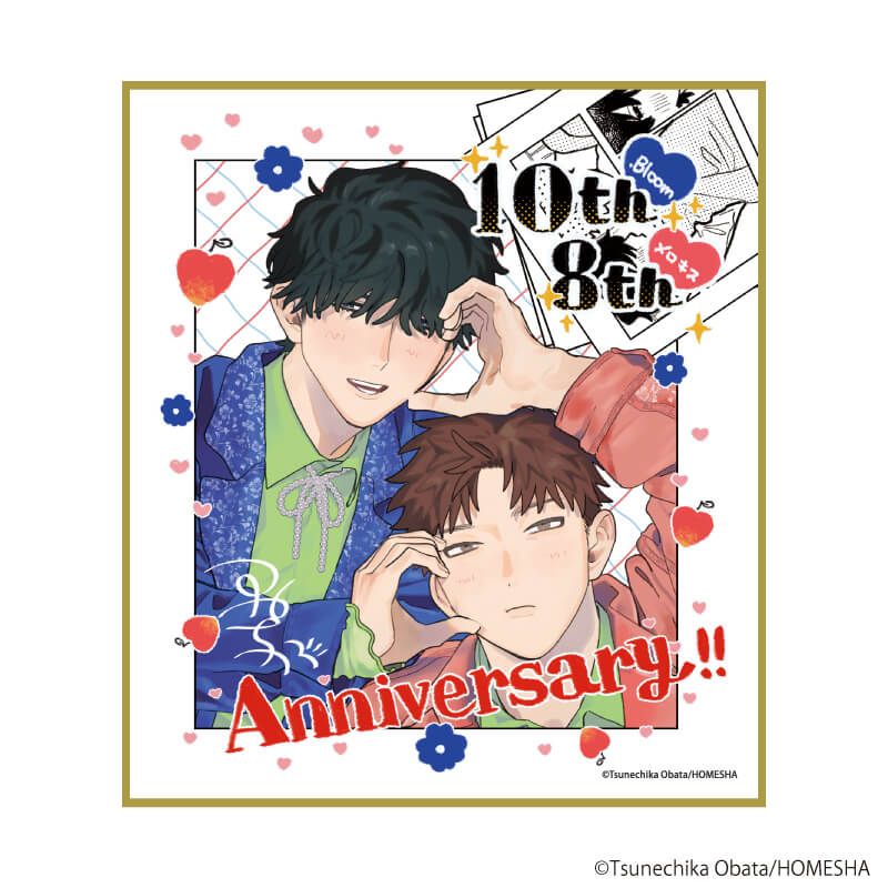 ミニ色紙「.Bloom＆メロキス展 2026」16/小畑つねちか(描き下ろしイラスト)