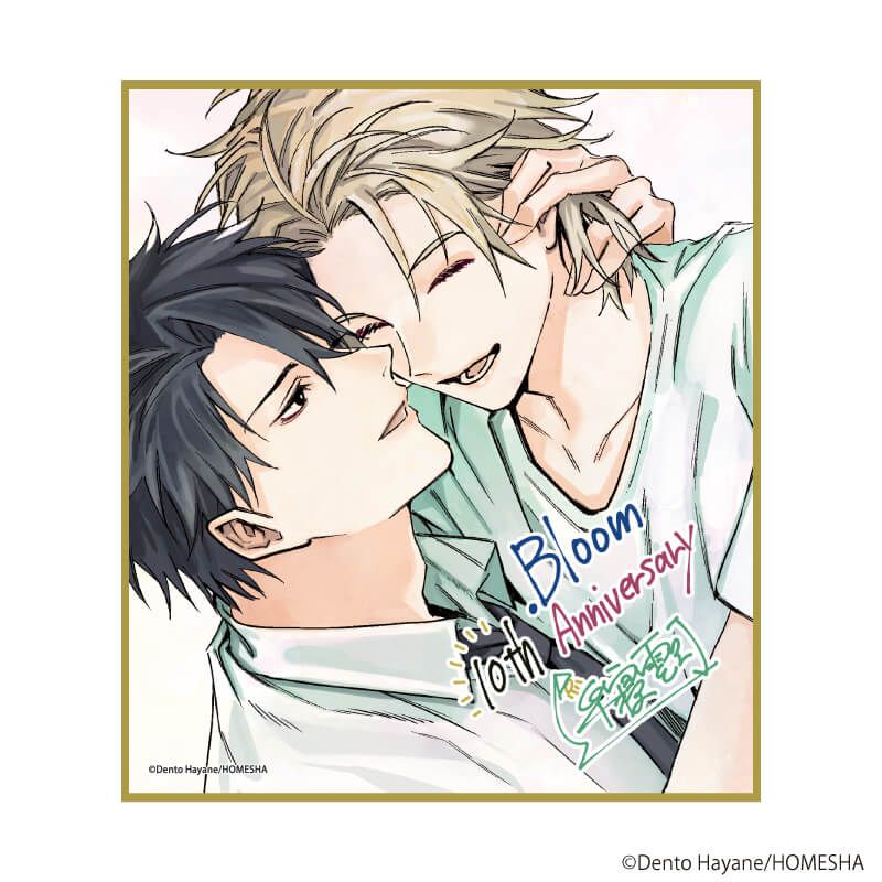 ミニ色紙「.Bloom＆メロキス展 2026」13/早寝電灯(描き下ろしイラスト)