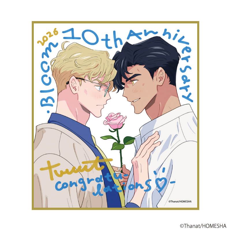 ミニ色紙「.Bloom＆メロキス展 2026」10/たなと(描き下ろしイラスト)