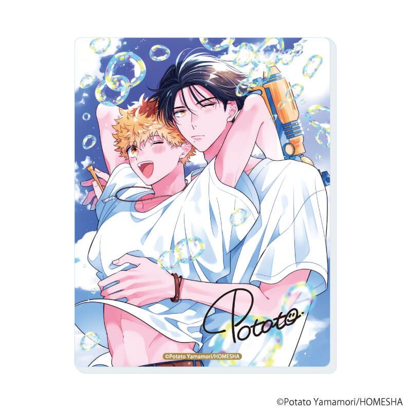 アクリルカード「.Bloom＆メロキス展 2026」09/山森ぽてと(公式イラスト)