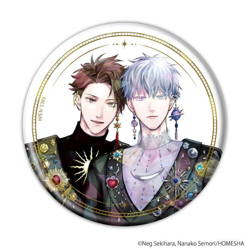 ホログラム缶バッジ「.Bloom＆メロキス展 2026」01/ブラインド(10種)(描き下ろしイラスト)