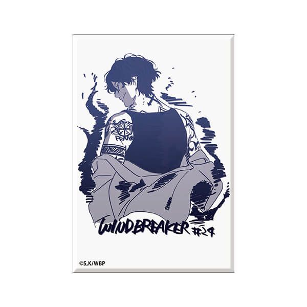 WIND BREAKER　アフレコ台本イラストスクエアマグネット【棪堂哉真斗】