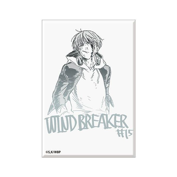 WIND BREAKER　アフレコ台本イラストスクエアマグネット【梶蓮】