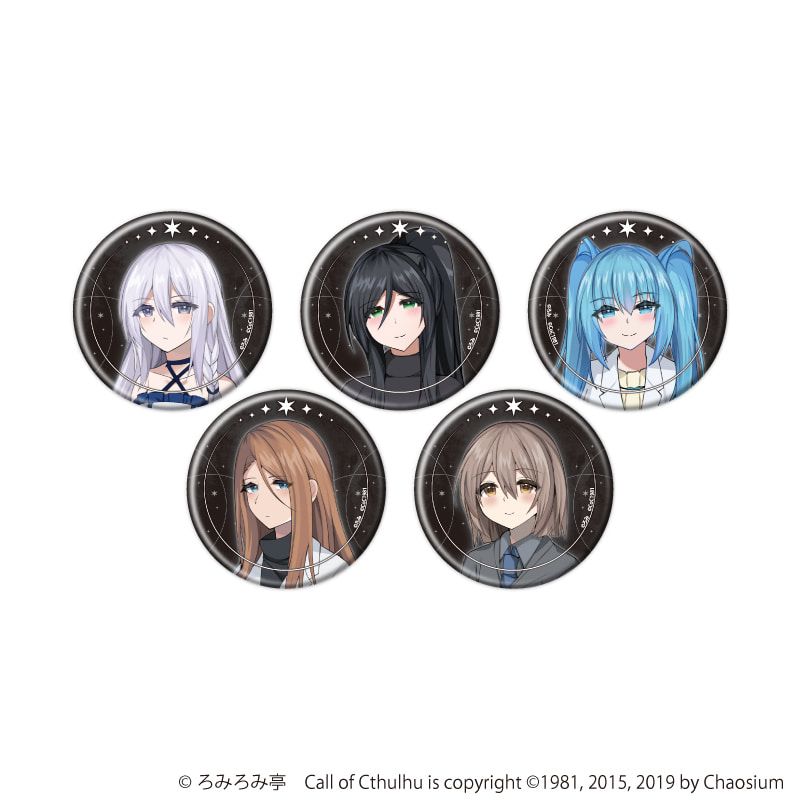 缶バッジ「魔法少女は死を唄え」01/コンプリートセット(全5種)(公式イラスト)