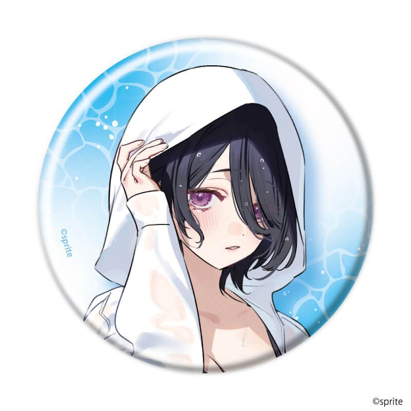缶バッジ「everlasting flowers」01/ブラインド(4種)(描き起こしイラスト)