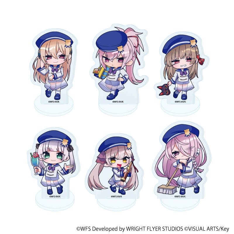 アクリルぷちスタンド「ヘブンバーンズレッド」32/コンプリートセット(全6種) 第30G部隊(ミニキャライラスト)