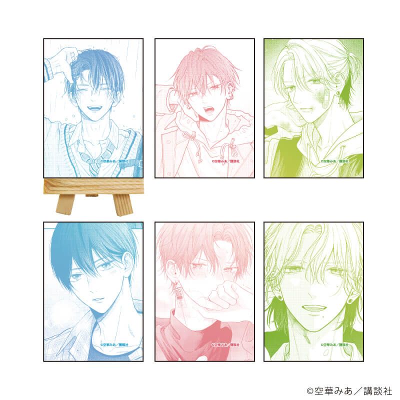 キャンバスボードミニ「たまらないのは恋なのか」01/コンプリートセット(全6種)(公式イラスト)