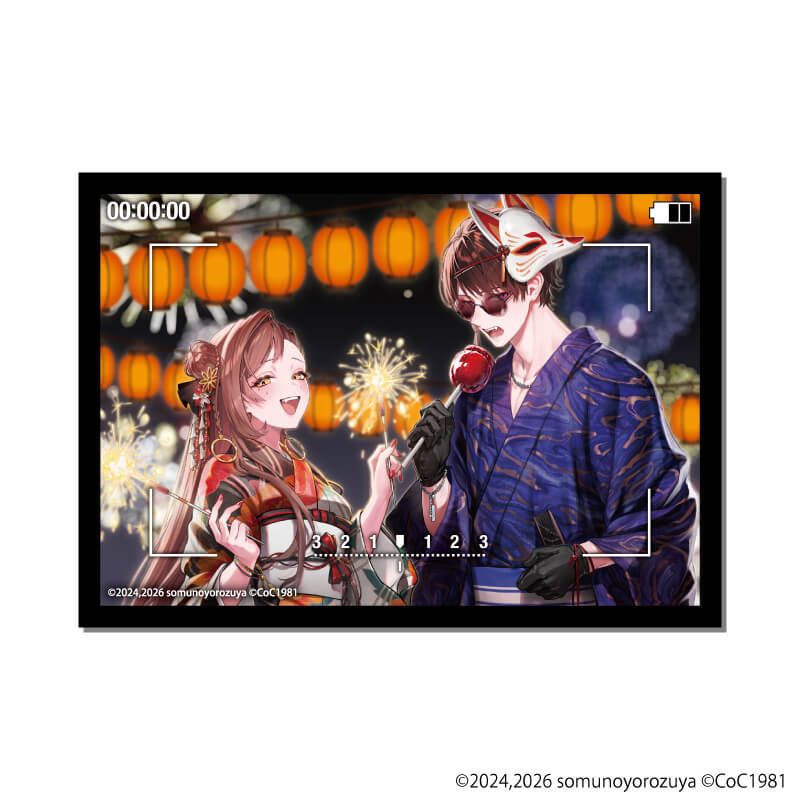 ミニフォト「うずぶちの子還り」01/コンプリートセット(全5種) 夏祭りver.(描き下ろしイラスト)