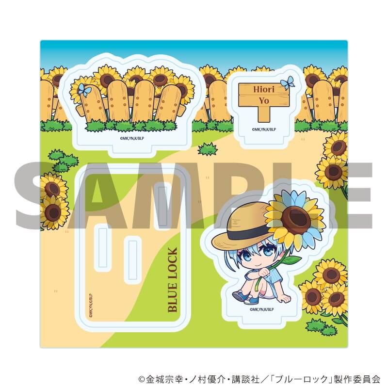 アクリルスタンドプレート「TVアニメ『ブルーロック』」20/氷織 羊 カラフルサンフラワーver.(ミニキャライラスト)
