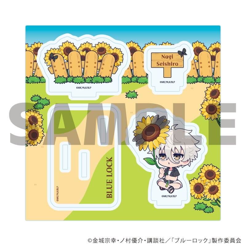 アクリルスタンドプレート「TVアニメ『ブルーロック』」16/凪 誠士郎 カラフルサンフラワーver.(ミニキャライラスト)