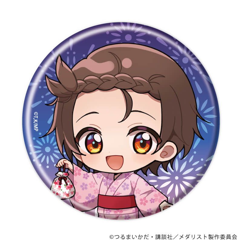 缶バッジ「TVアニメ『メダリスト』」10/夏祭りver. コンプリートセット(全10種)(ミニキャライラスト)