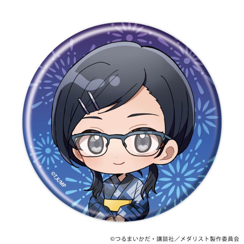 缶バッジ「TVアニメ『メダリスト』」10/夏祭りver. コンプリートセット(全10種)(ミニキャライラスト)