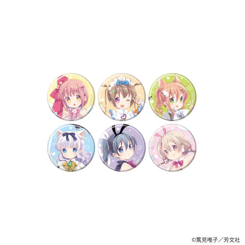 缶バッジ「スロウスタート」03/天使&悪魔ver. ブラインド(6種)(描き下ろしイラスト)