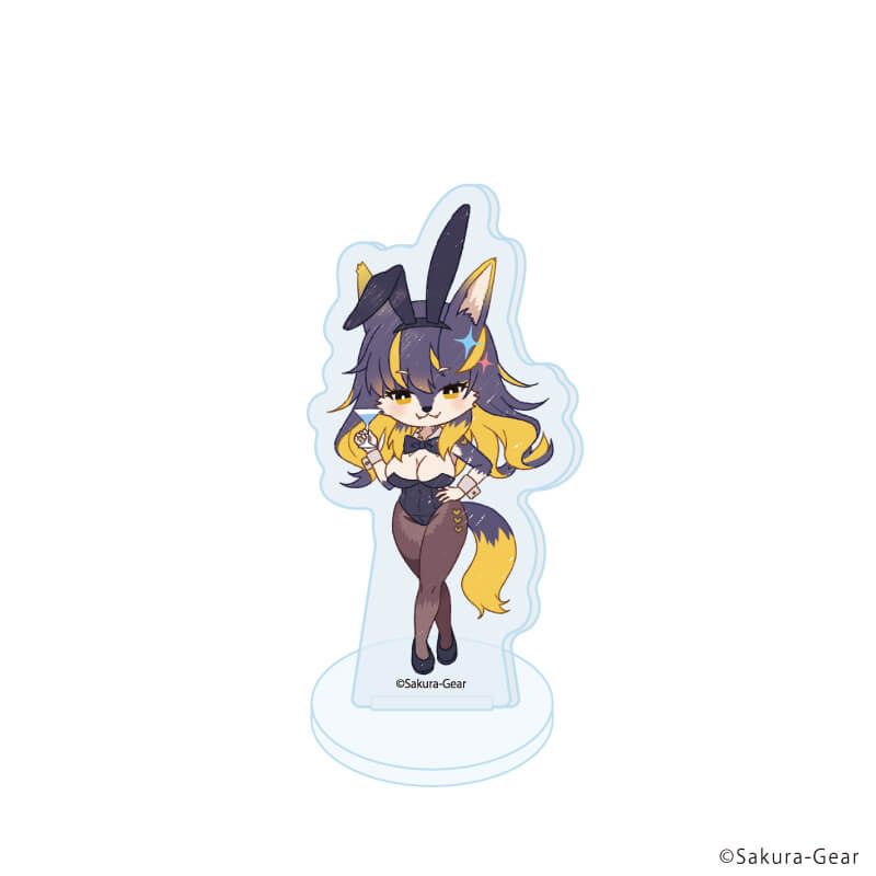 アクリルぷちスタンド「Bunnimals -バニーガール・アニマルズ-」01/コンプリートセット(全5種)(レトロアートイラスト)