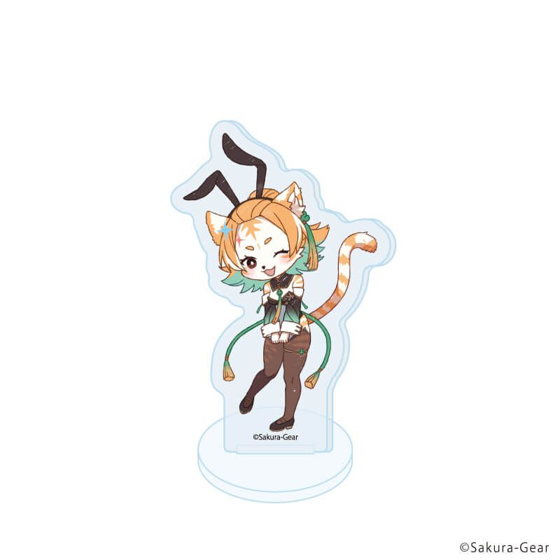 アクリルぷちスタンド「Bunnimals -バニーガール・アニマルズ-」01/コンプリートセット(全5種)(レトロアートイラスト)