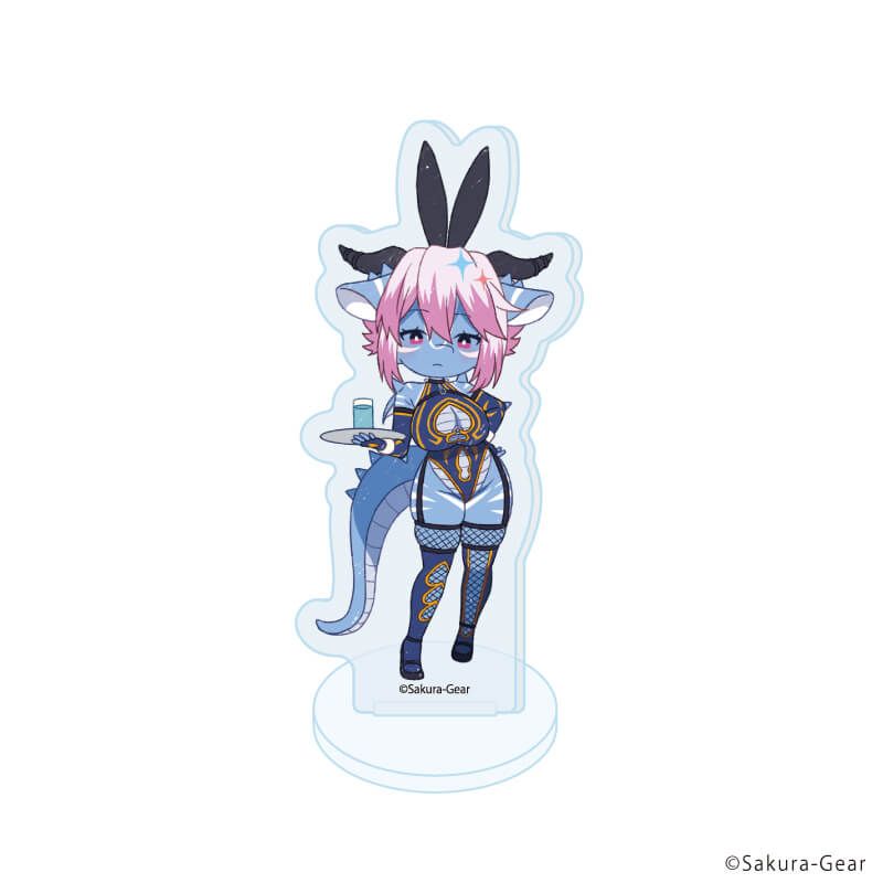 アクリルぷちスタンド「Bunnimals -バニーガール・アニマルズ-」01/ブラインド(5種)(レトロアートイラスト)