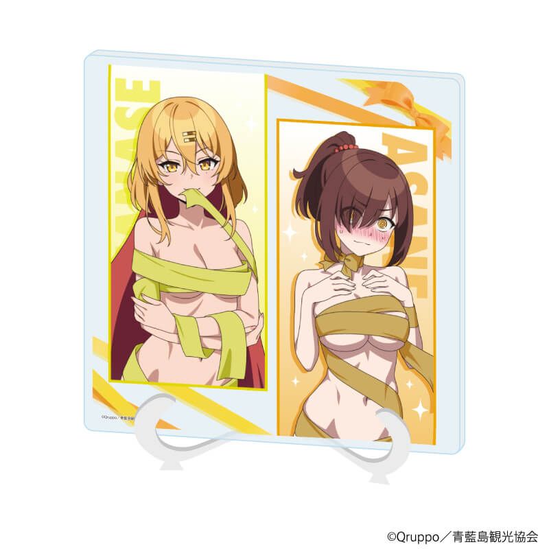 アクリルアートボード「ぬきたし THE ANIMATION」01/片桐 奈々瀬&橘 麻沙音 プレゼントver.(描き下ろしイラスト)