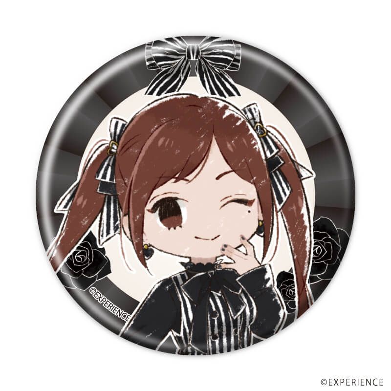 缶バッジ「死印」02/ゴシックストライプver. コンプリートセット(全7種)(グラフアートイラスト)
