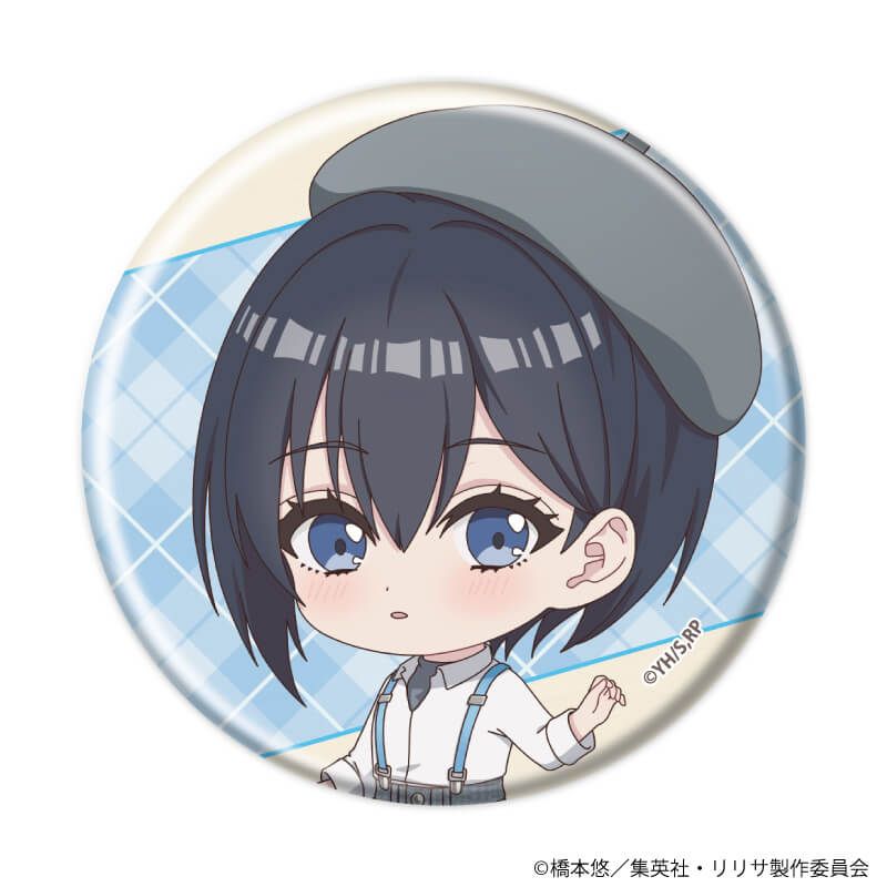 缶バッジ「2.5次元の誘惑」14/ベレー×サスペンダーver. コンプリートセット(全6種)(ミニキャライラスト)