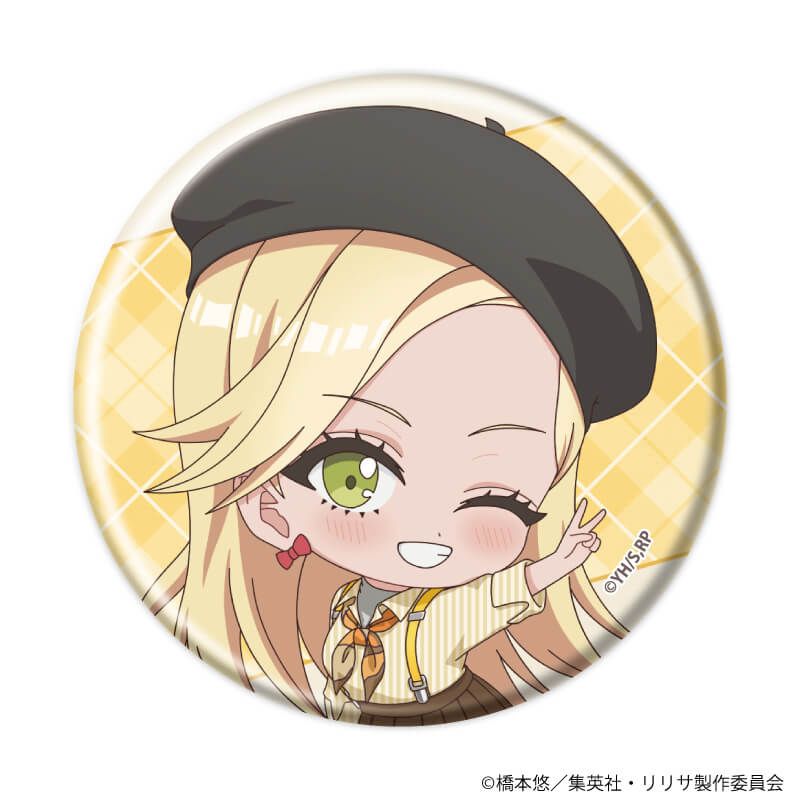 缶バッジ「2.5次元の誘惑」14/ベレー×サスペンダーver. コンプリートセット(全6種)(ミニキャライラスト)