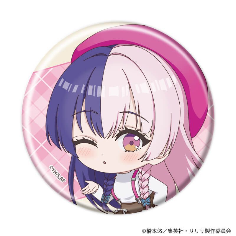 缶バッジ「2.5次元の誘惑」14/ベレー×サスペンダーver. コンプリートセット(全6種)(ミニキャライラスト)