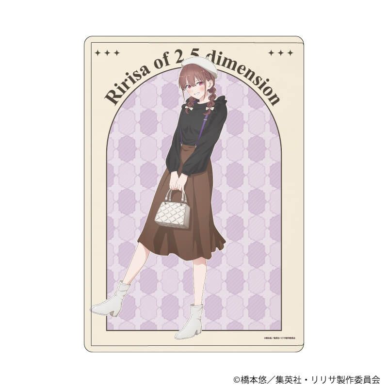 キャラクリアケース「2.5次元の誘惑」28/橘美花莉 ベレー×サスペンダーver.(描き下ろしイラスト)