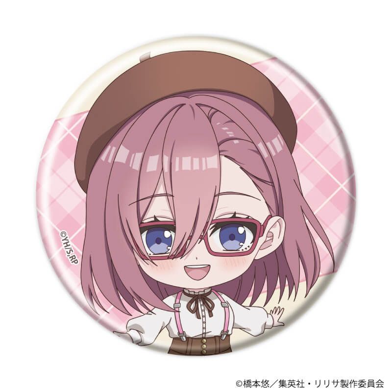 缶バッジ「2.5次元の誘惑」14/ベレー×サスペンダーver. ブラインド(6種)(ミニキャライラスト)