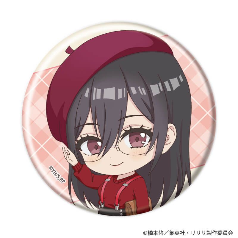 缶バッジ「2.5次元の誘惑」14/ベレー×サスペンダーver. ブラインド(6種)(ミニキャライラスト)