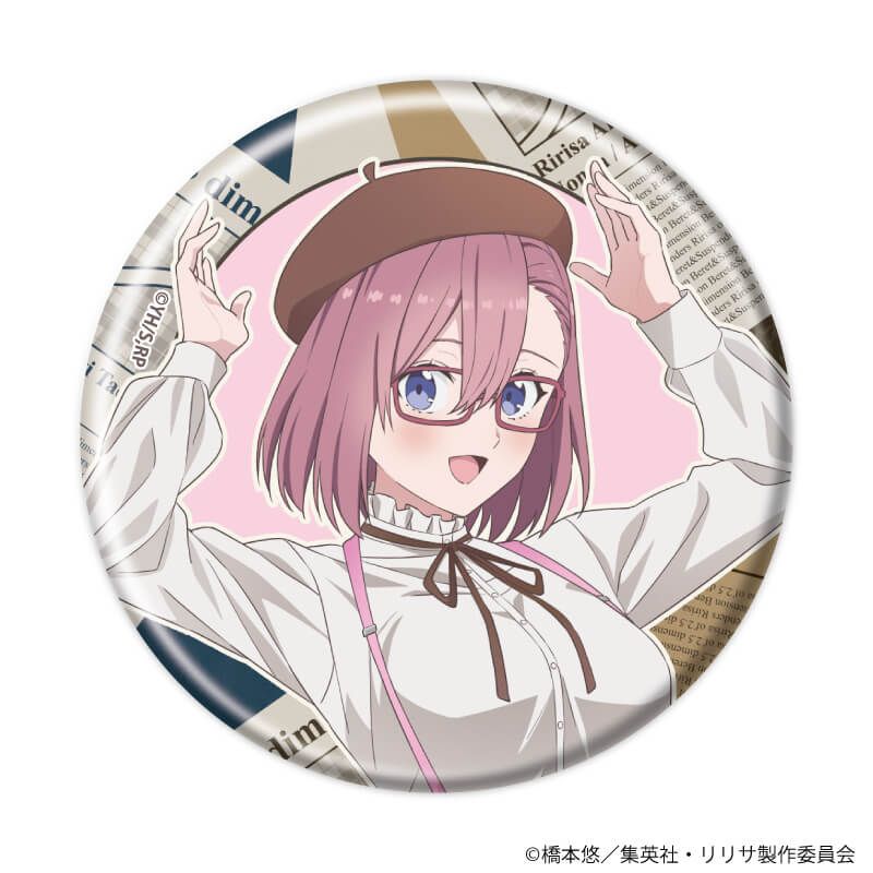 缶バッジ「2.5次元の誘惑」13/ベレー×サスペンダーver. ブラインド(8種