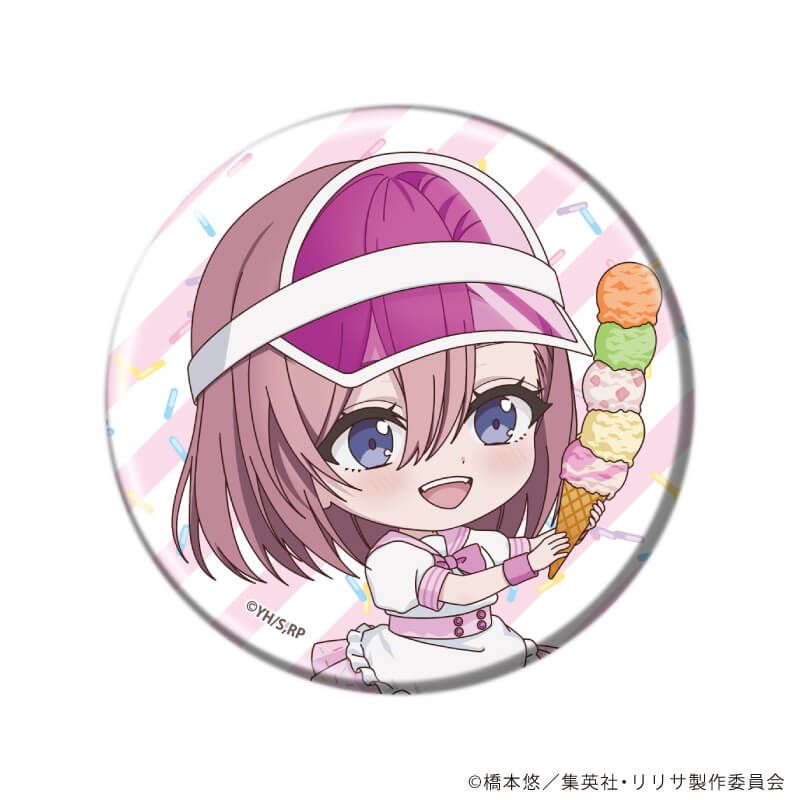 缶バッジ「2.5次元の誘惑」12/アイスパーラーver. コンプリートセット(全6種)(ミニキャライラスト)