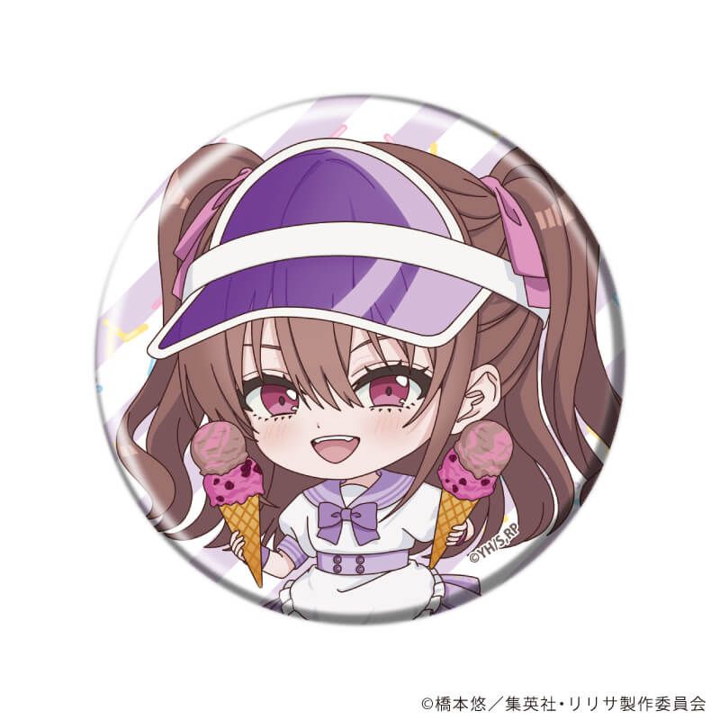 缶バッジ「2.5次元の誘惑」12/アイスパーラーver. コンプリートセット(全6種)(ミニキャライラスト)