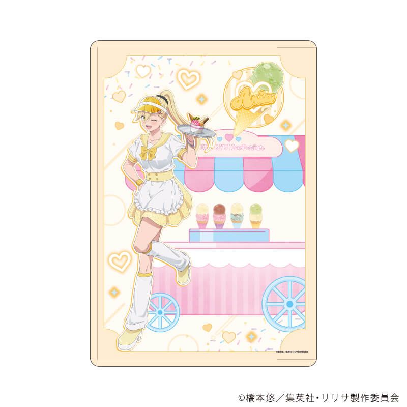 キャラクリアケース「2.5次元の誘惑」26/喜咲アリア アイスパーラーver.(描き下ろしイラスト)