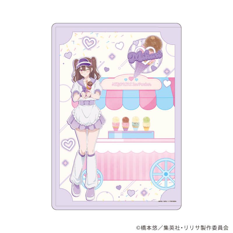 キャラクリアケース「2.5次元の誘惑」24/橘美花莉 アイスパーラーver.(描き下ろしイラスト)