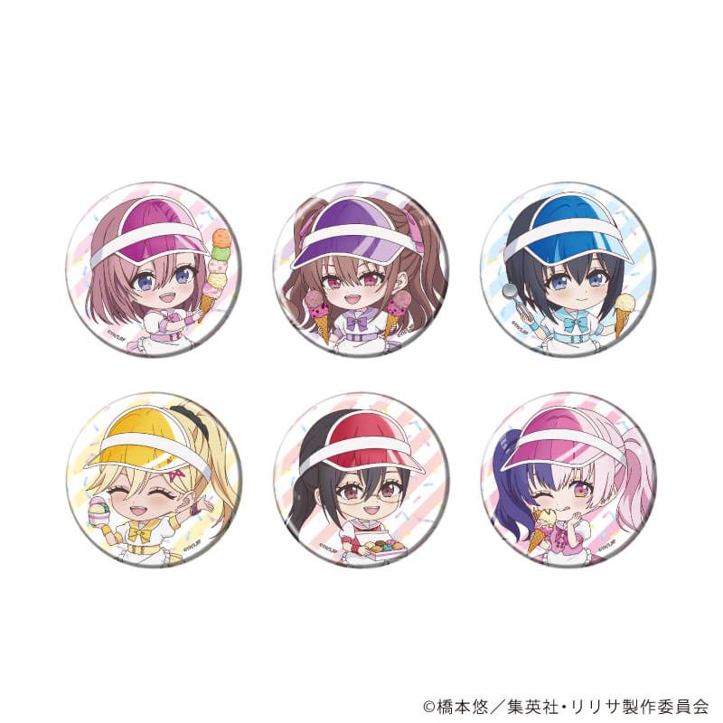 缶バッジ「2.5次元の誘惑」12/アイスパーラーver. ブラインド(6種)(ミニキャライラスト)