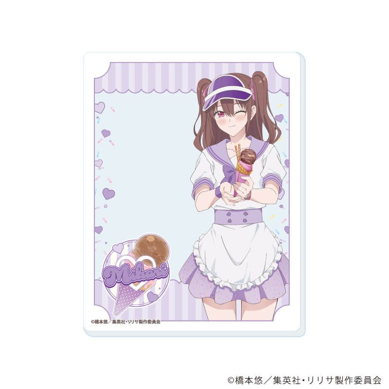 アクリルカード「2.5次元の誘惑」05/アイスパーラーver. ブラインド(6種)(描き下ろしイラスト)