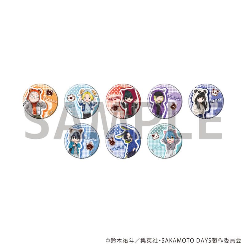 缶バッジ「SAKAMOTO DAYS」28/動物パーカーver. コンプリートセット(全8種)(グラフアートイラスト)