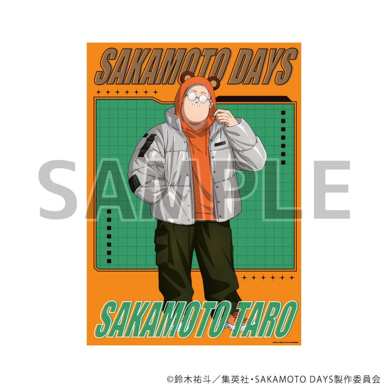 A3クリアポスター「SAKAMOTO DAYS」12/坂本太郎 動物パーカーver.(描き