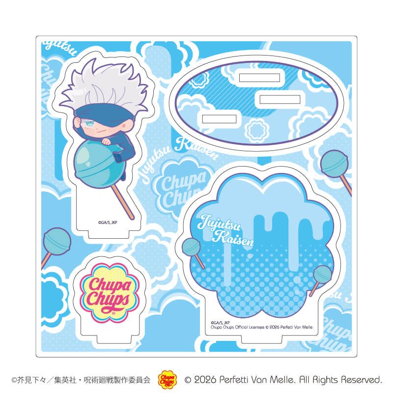 アクリルスタンドプレート「呪術廻戦×チュッパチャプス」09/五条 悟(コラボイラスト)