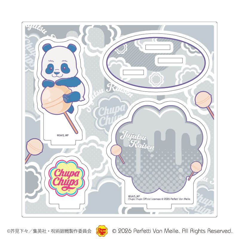 アクリルスタンドプレート「呪術廻戦×チュッパチャプス」06/パンダ(コラボイラスト)