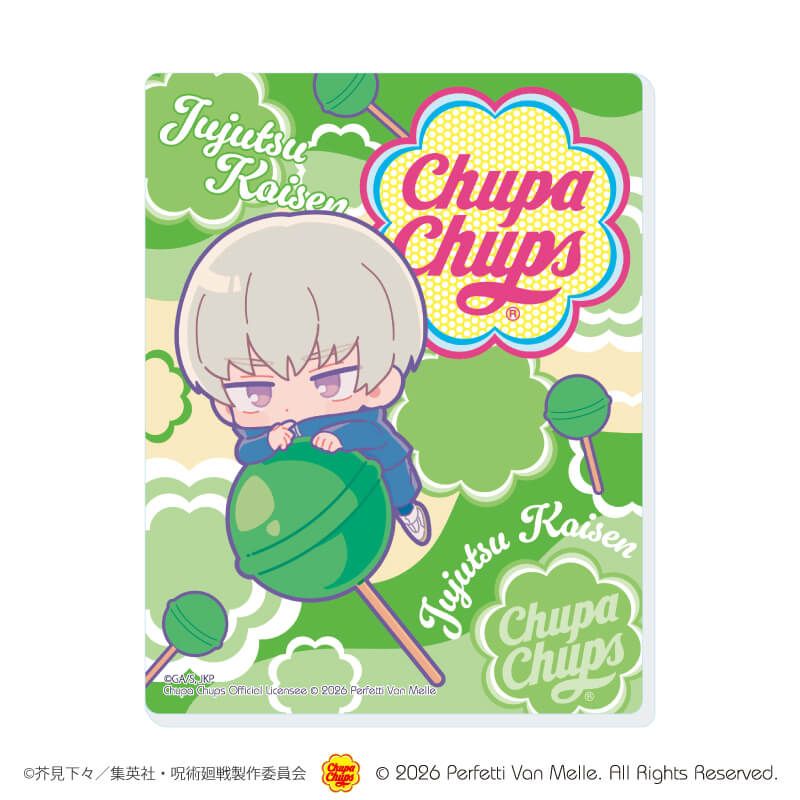 アクリルカード「呪術廻戦×チュッパチャプス」01/コンプリートセット(全10種)(コラボイラスト)